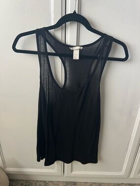 H&M Black Women's Racerback Tank Top